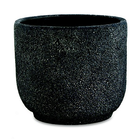 CACHEPOT PRETO EM CIMENTO