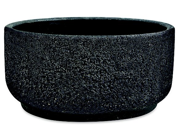 CACHEPOT PRETO EM CIMENTO