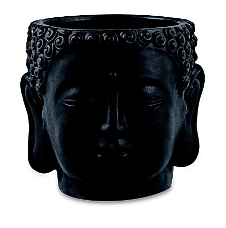 CACHEPOT PRETO EM CIMENTO