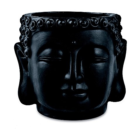 CACHEPOT PRETO EM CIMENTO