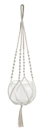 CACHEPOT PENDENTE EM VIDRO