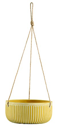 KIT CACHEPOT PENDENTE EM CIMENTO - 2 PCS