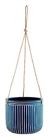 KIT CACHEPOT PENDENTE EM CIMENTO - 2 PCS