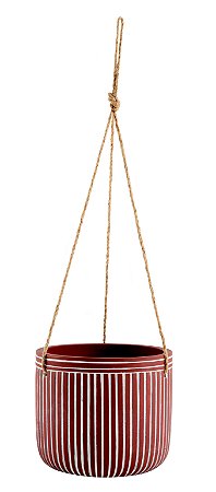 KIT CACHEPOT PENDENTE EM CIMENTO - 2 PCS