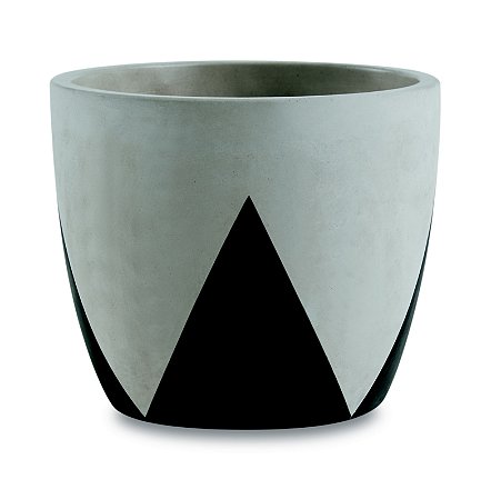 KIT CACHEPOT EM CIMENTO - 3 PÇS