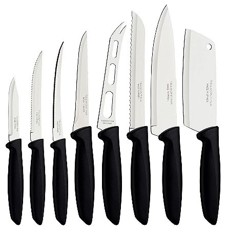 JOGO FACAS INOX 8PC PLENUS PRE