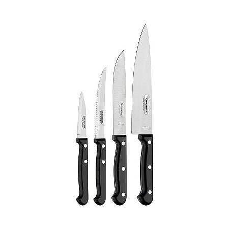 JOGO FACAS INOX 4PC ULTRACORTE PRE