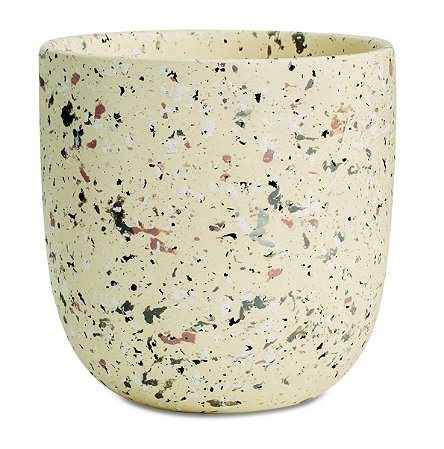 KIT CACHEPOT AREIA EM CERAMICA - 2 PCS