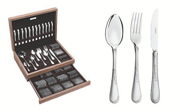 FAQUEIRO ACO INOX 130PCS C/ESTOJO