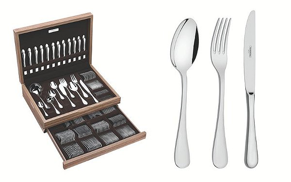 FAQUEIRO ACO INOX 130PCS C/ESTOJO