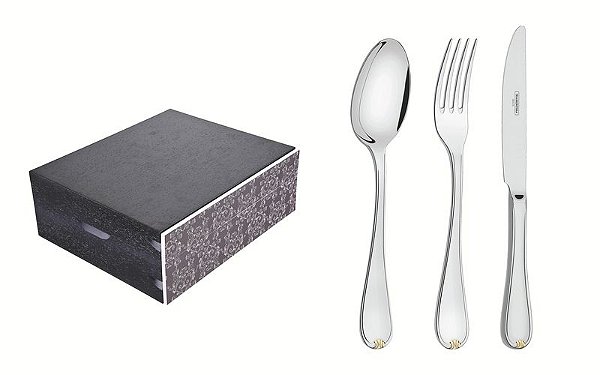 FAQUEIRO ACO INOX 76PCS C/ESTOJO