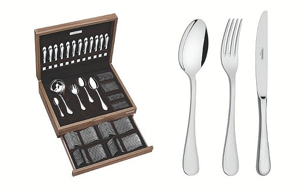 FAQUEIRO ACO INOX 101PCS C/ESTOJO