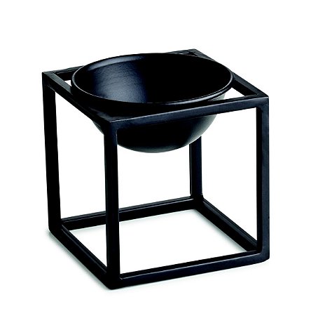 KIT CACHEPOT PRETO EM METAL COM SUPORTE - 3 PCS