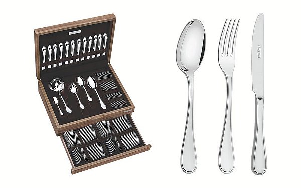 FAQUEIRO ACO INOX 101PCS C/ESTOJO