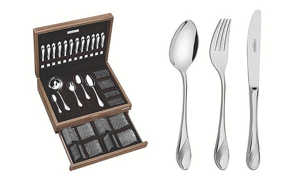 FAQUEIRO ACO INOX 101PCS C/ESTOJO