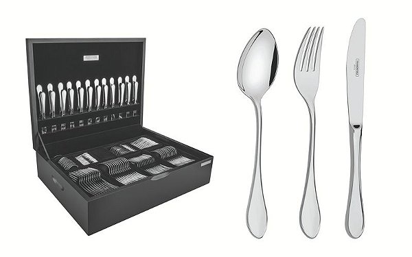 FAQUEIRO ACO INOX 130PCS C/ESTOJO