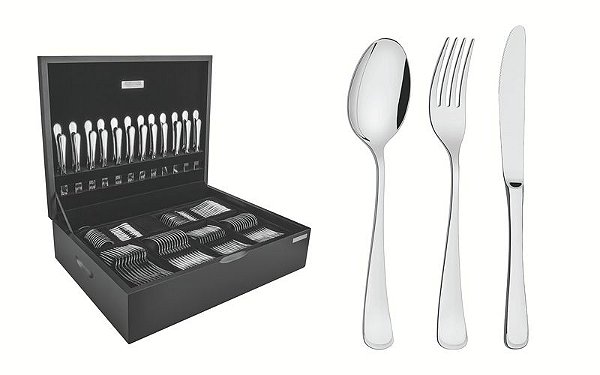FAQUEIRO ACO INOX 130PCS C/ESTOJO
