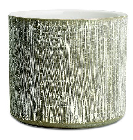 CACHEPOT OFF WHITE EM CERAMICA