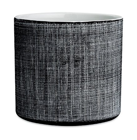 CACHEPOT PRETO EM CERAMICA
