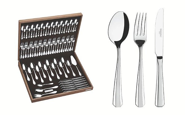 FAQUEIRO ACO INOX 76PCS C/ESTOJO