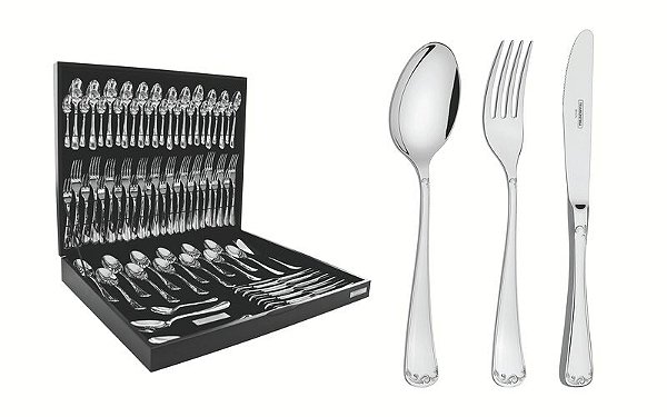 FAQUEIRO ACO INOX 76PCS C/ESTOJO