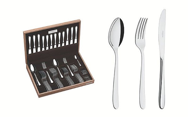 FAQUEIRO ACO INOX 42PC.C/EST.CANNES