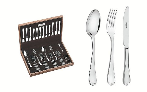 FAQUEIRO ACO INOX 42PCS C/ESTOJO