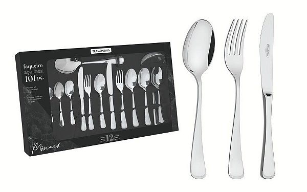 FAQUEIRO ACO INOX 101PCS MONACO