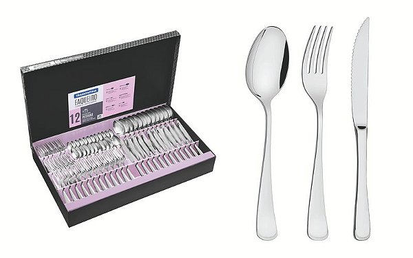 FAQUEIRO ACO INOX 72 PCS MONACO