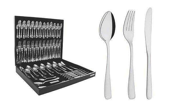 FAQUEIRO ACO INOX 76PCS CONTINENTAL