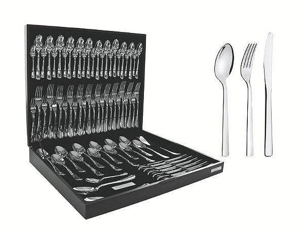 FAQUEIRO ACO INOX 76 PCS OSLO