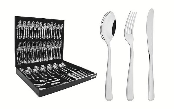 FAQUEIRO ACO INOX 76PCS C/ ESTOJO