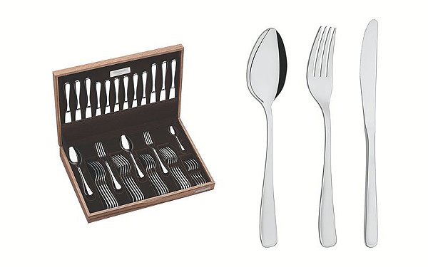 FAQUEIRO ACO INOX 42PCS C/ESTOJO