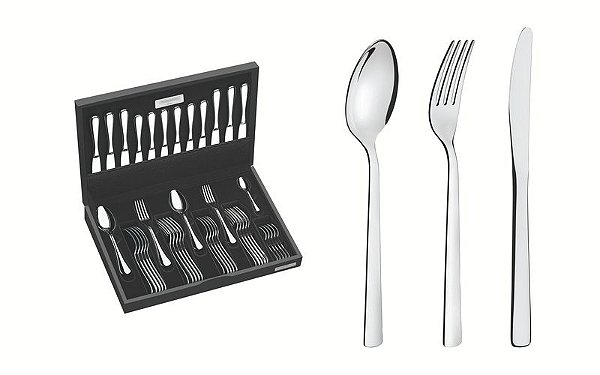 FAQUEIRO ACO INOX 42PCS C/ESTOJO