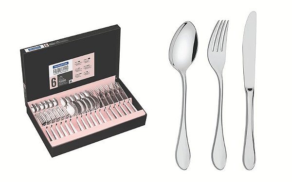 FAQUEIRO ACO INOX 36PCS ITALY