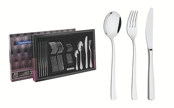 FAQUEIRO ACO INOX 24P.BERLIN BRILHO