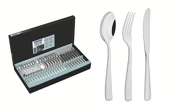 FAQUEIRO ACO INOX 48PCS PACIFIC