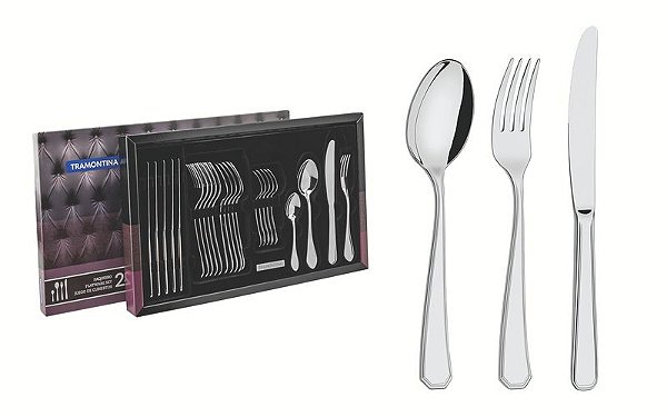 FAQUEIRO ACO INOX 24PCS SONATA
