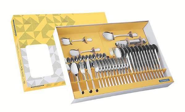 FAQUEIRO ACO INOX 76 PCS HAVANA
