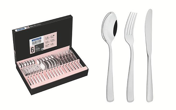 FAQUEIRO ACO INOX 36PCS PACIFIC