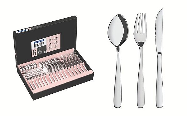 FAQUEIRO ACO INOX 36 PCS AMAZONAS