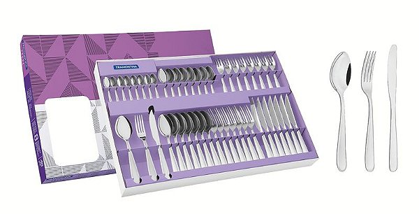 FAQUEIRO ACO INOX 48 PCS ANGRA