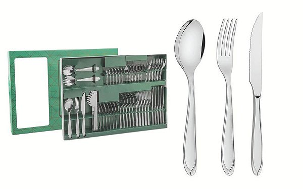 FAQUEIRO ACO INOX 45PCS LAGUNA