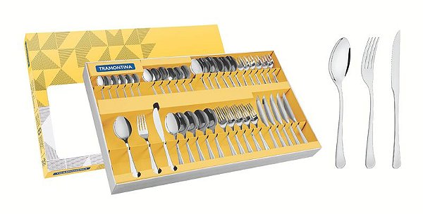 FAQUEIRO ACO INOX 42 PCS HAVANA