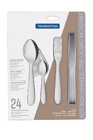 FAQUEIRO ACO INOX 24PCS LAGUNA