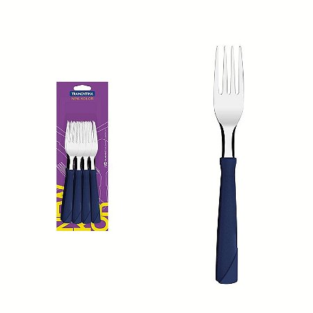 CONJ GARFO MESA INOX 12PC NEW K AZU