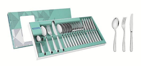 FAQUEIRO ACO INOX 24PCS MARESIAS