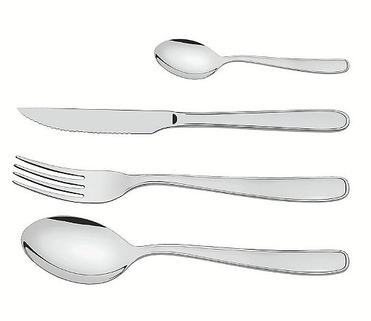 FAQUEIRO ACO INOX 24PCS MARESIAS