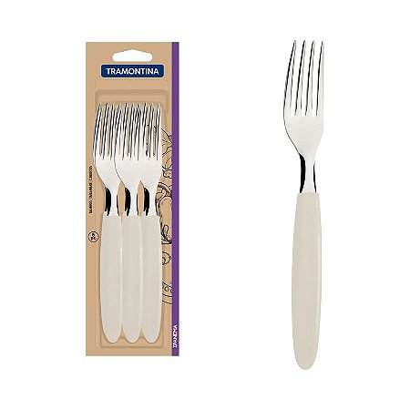 CONJ GARFOS MESA INOX 6PC IPANE CIN
