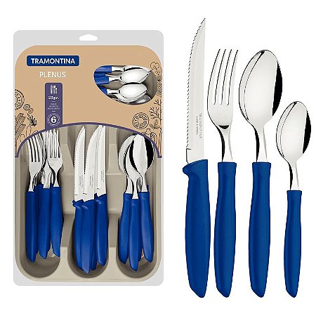 FAQUEIRO INO 25PC PLENUS AZU